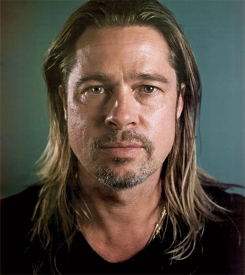 Brad Pitt par Chuck Close