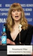 Rosamund Pike et Daniel Bruehl à la Berlinale