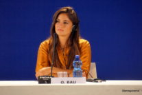 L'équipe du film Mektoub my love d'Abdellatif Kechiche à la Mostra de Venise 2017