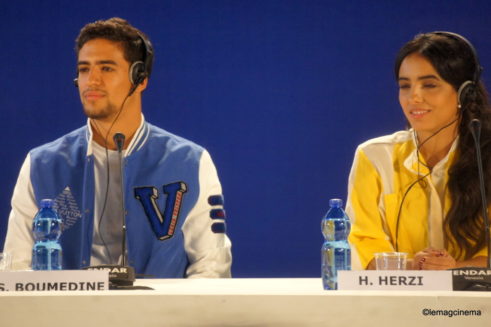 SHAÏN BOUMEDINE et HAFSIA HERZI Mektoub my love d'Abdellatif Kechiche à la Mostra de Venise 2017