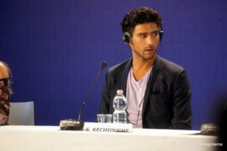 L'équipe du film Mektoub my love d'Abdellatif Kechiche à la Mostra de Venise 2017
