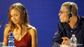 LOU LUTTIAU et ABDELLATIF KECHICHE Mektoub my love d'Abdellatif Kechiche à la Mostra de Venise 2017