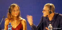 LOU LUTTIAU et ABDELLATIF KECHICHE Mektoub my love d'Abdellatif Kechiche à la Mostra de Venise 2017