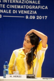 HAFSIA HERZI interprète de Mektoub my love d'Abdellatif Kechiche à la Mostra de Venise 2017