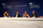 L'équipe du film Mektoub my love d'Abdellatif Kechiche à la Mostra de Venise 2017